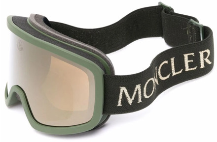Moncler Ml0215 97G Ski Goggles Moncler , Green , Unisex - ONE Size