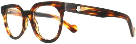 Moncler Montures ML5005 045 Brillantes Marron Clair Hommes Femmes Bruin