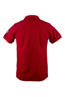Moncler poloshirt rood - maat 12J / 152cm