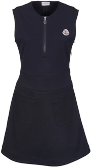 Moncler Short Dresses Moncler , Black , Dames - L,M,S,Xs