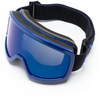 Moncler Ski Goggles met Originele Accessoires Moncler , Blue , Unisex - ONE Size