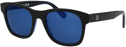 Moncler Stijlvolle zonnebril Ml0192 Moncler , Blue , Unisex - 53 MM