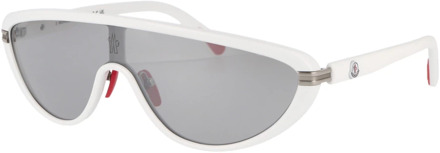 Moncler Stijlvolle zonnebril Ml0239 Moncler , White , Heren - ONE Size
