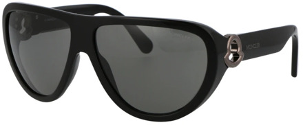 Moncler Stijlvolle zonnebril Ml0246 Moncler , Black , Heren - 62 MM