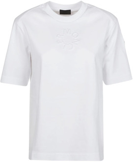Moncler T-Shirts Moncler , White , Dames - M,S,Xs