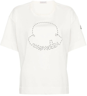 Moncler T-Shirts Moncler , White , Dames - S