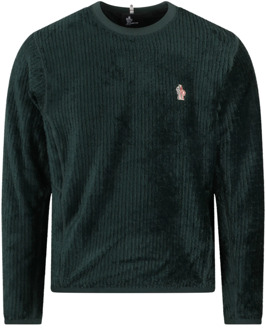 Moncler Warm Fleece Sweatshirt Moncler , Green , Heren