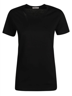 Moncler Zwart T-Shirt Moncler , Black , Dames - L,M,S,Xs