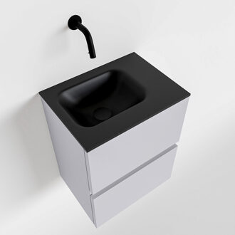 Mondiaz ADA 40cm toiletmeubel cale. LEX wastafel urban rechts zonder kraangat