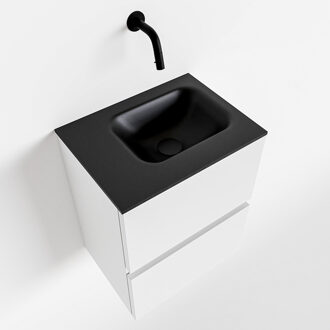 Mondiaz ADA 40cm toiletmeubel talc. LEX wastafel urban links zonder kraangat