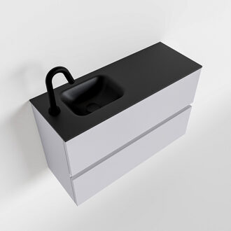 Mondiaz ADA 80cm toiletmeubel cale. LEX wastafel urban links 1 kraangat