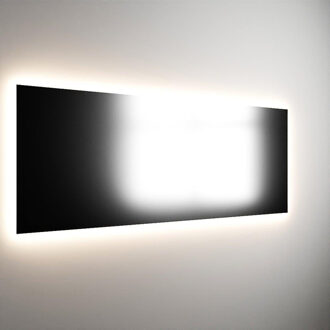 Mondiaz BRIGHT Badkamerspiegel - Rechthoek - 160x70cm - indirecte LED verlichting M46159 Zilver