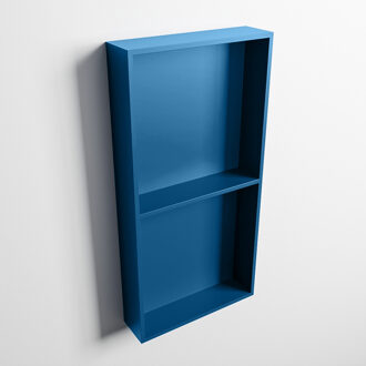 Mondiaz EASY Nis 59,5x29,5cm in solid surface kleur Jeans | Jeans. 2 vakken geschikt voor in- of opbouw