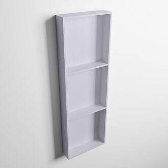 Mondiaz EASY Nis 89,5x29,5cm in solid surface kleur Cale | Cale. 3 vakken geschikt voor in- of opbouw