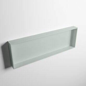 Mondiaz EASY Nis 89,5x29,5cm in solid surface kleur Greey | Greey. 1 vak geschikt voor in- of opbouw