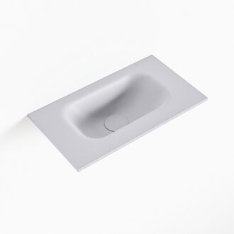 Mondiaz EDEN Cale solid surface inleg wastafel voor toiletmeubel 40cm. Positie wasbak midden