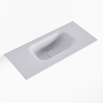 Mondiaz EDEN Cale solid surface inleg wastafel voor toiletmeubel 50cm. Positie wasbak rechts