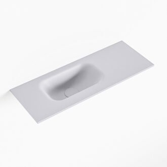 Mondiaz EDEN Cale solid surface inleg wastafel voor toiletmeubel 60cm. Positie wasbak links