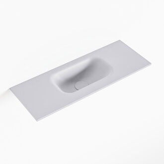 Mondiaz EDEN Cale solid surface inleg wastafel voor toiletmeubel 60cm. Positie wasbak midden