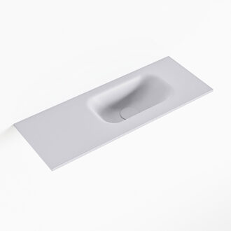 Mondiaz EDEN Cale solid surface inleg wastafel voor toiletmeubel 60cm. Positie wasbak rechts