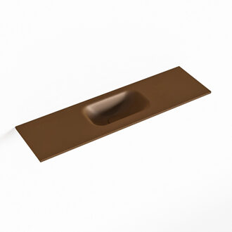 Mondiaz EDEN Rust solid surface inleg wastafel voor toiletmeubel 80cm. Positie wasbak midden