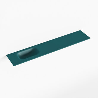 Mondiaz EDEN Smag solid surface inleg wastafel voor toiletmeubel 110cm. Positie wasbak links