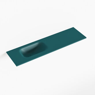 Mondiaz EDEN Smag solid surface inleg wastafel voor toiletmeubel 80cm. Positie wasbak links