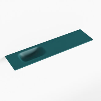 Mondiaz EDEN Smag solid surface inleg wastafel voor toiletmeubel 90cm. Positie wasbak links