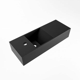 Mondiaz Fontein Mondiaz Tyne 60 cm Solid Surface Positie Links 1 Kraangat Urban Mondiaz