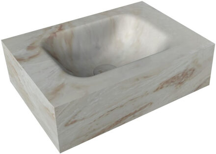 Mondiaz Fontein Vrijhangend Mondiaz EDEN Solid Surface 40 x 12 x 23 cm Frappe Beige