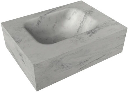 Mondiaz Fontein Vrijhangend Mondiaz EDEN Solid Surface 40 x 12 x 23 cm Opalo Grijs