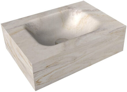 Mondiaz Fontein Vrijhangend Mondiaz EDEN Solid Surface 40 x 12 x 23 cm Ostra Beige