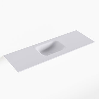 Mondiaz LEX Cale solid surface inleg wastafel voor toiletmeubel 90cm. Positie wasbak midden