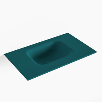 Mondiaz LEX Smag solid surface inleg wastafel voor toiletmeubel 50cm. Positie wasbak midden