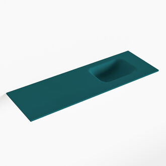 Mondiaz LEX Smag solid surface inleg wastafel voor toiletmeubel 90cm. Positie wasbak rechts