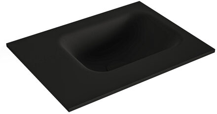 Mondiaz LEX Urban solid surface inleg wastafel voor toiletmeubel 40cm. Positie wasbak rechts