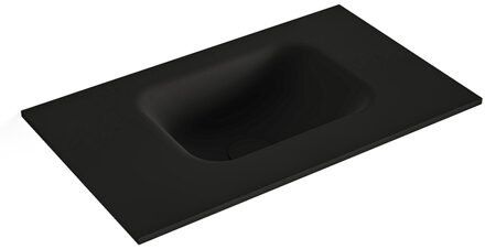 Mondiaz LEX Urban solid surface inleg wastafel voor toiletmeubel 50cm. Positie wasbak rechts