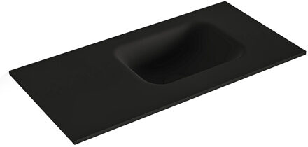 Mondiaz LEX Urban solid surface inleg wastafel voor toiletmeubel 60cm. Positie wasbak rechts