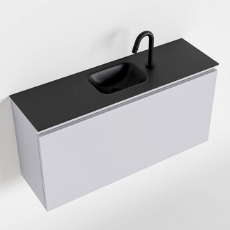 Mondiaz OLAN 100cm toiletmeubel cale. LEX wastafel urban midden 1 kraangat