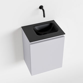 Mondiaz OLAN 40cm toiletmeubel cale. LEX wastafel urban rechts geen kraangat