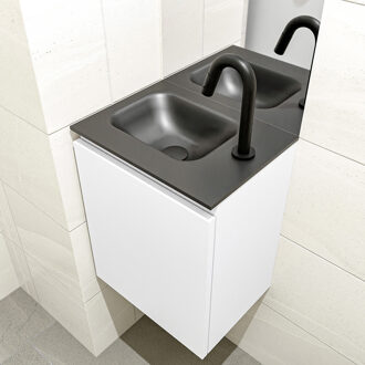 Mondiaz OLAN 40cm toiletmeubel talc. LEX wastafel urban links 1 kraangat