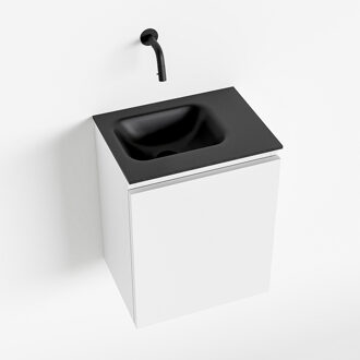 Mondiaz OLAN 40cm toiletmeubel talc. LEX wastafel urban links geen kraangat