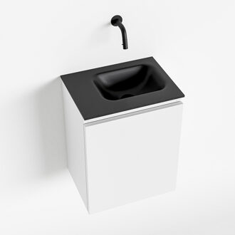 Mondiaz OLAN 40cm toiletmeubel talc. LEX wastafel urban rechts geen kraangat