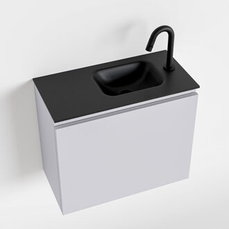 Mondiaz OLAN 60cm toiletmeubel cale. LEX wastafel urban rechts 1 kraangat