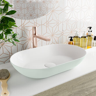 Mondiaz ONNI Waskom solid surface 55cm kleur Greey / Talc