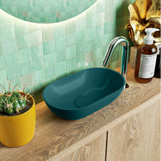 Mondiaz POOLE solid surface opzetkom kleur Smag | Smag. Afmeting 30x18x8cm