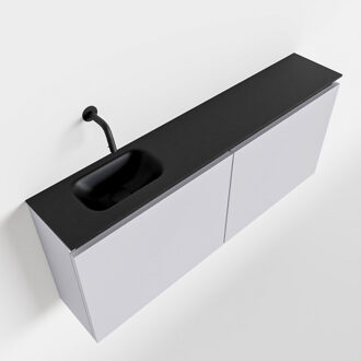 Mondiaz TURE 120cm toiletmeubel cale. EDEN wastafel urban links geen kraangat