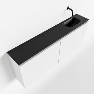 Mondiaz TURE 120cm toiletmeubel talc. EDEN wastafel urban rechts geen kraangat