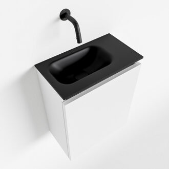 Mondiaz TURE 40cm toiletmeubel talc. EDEN wastafel urban links geen kraangat