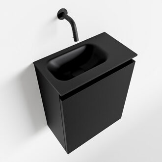 Mondiaz TURE 40cm toiletmeubel urban. EDEN wastafel urban links geen kraangat